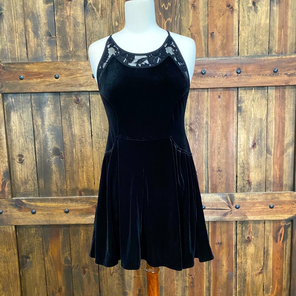 Free People velvet cocktail dress